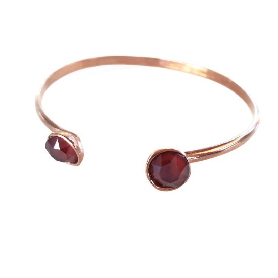 SWAROVSKI BRACELETS RGOLD RED WINE 2