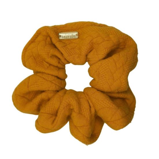 Scrunchie classic braids caramel