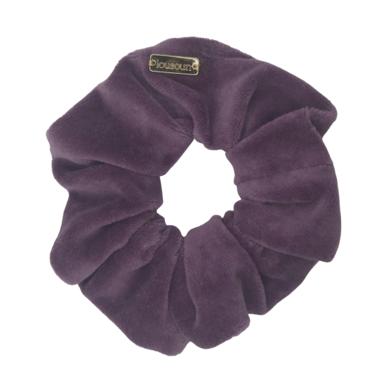 Scrunchie classic μωβ βελούδο