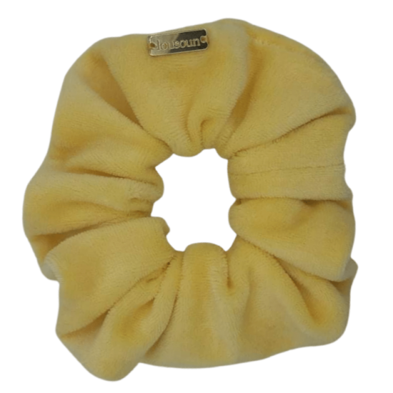 Scrunchie classic παστέλ κίτρινο